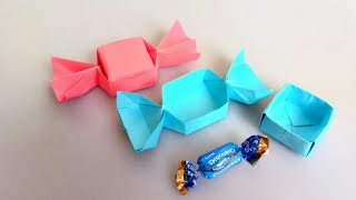 How To Make|Cute Chocolate Shaped Paper Origami mini Candy Unique Gift Packing|Box idea|DIY|Crafts|