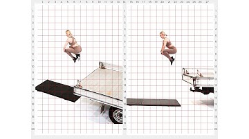 Tuck Jump Reference for Animation | Slow Motion + Grid | Animation Body Mechanics