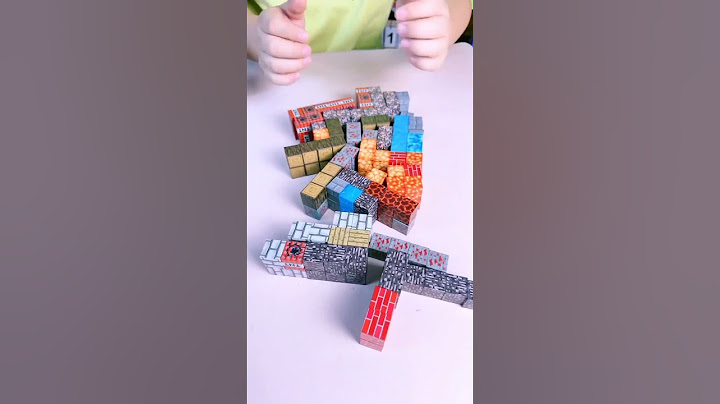 Thiết kế mê cung với bộ xếp hình minecraft #cutetoys #handmade #diy