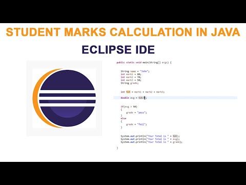 Java Eclipse Student Marks Calculator – Learn in Tamil