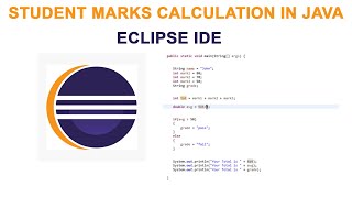 Java Eclipse Student Marks Calculator – Learn in Tamil