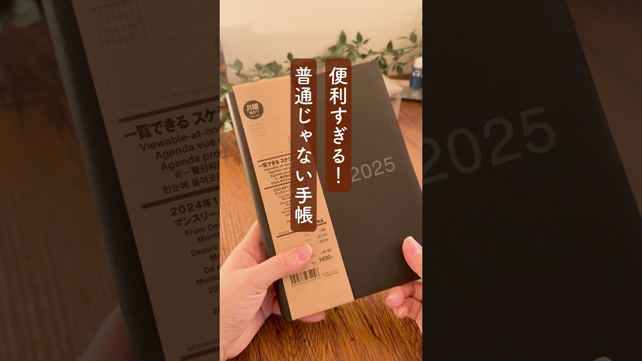 【驚きのアイデア】便利すぎる普通じゃない手帳 | 一覧できるスケジュール帳 #無印良品 #クリームソーダと手帳のある暮らし