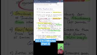 Revise AS 2 in 3 Minutes | CA Inter Advanced Accounts| CA. Jai Chawla #ASin3Minutes