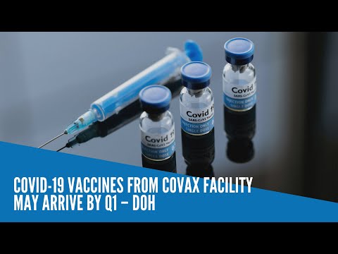 Covid-19 vaccines from COVAX facility may arrive by Q1 – DOH