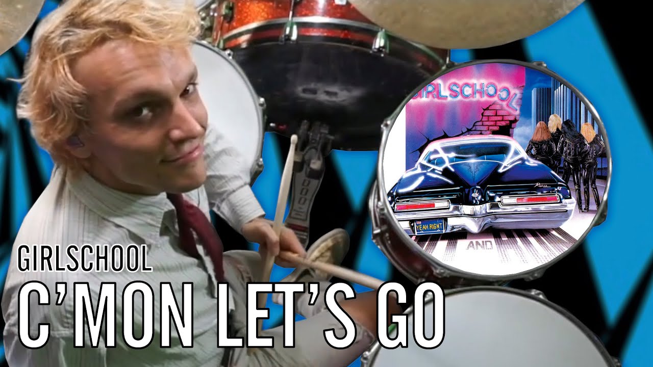 Girlschool - C'mon Let's Go | Office Drummer [First Time Hearing] - YouTube