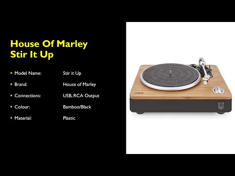 House of Marley Stir It Up Record Player Review | USB Vinyl Turntable With Built-In Speakers