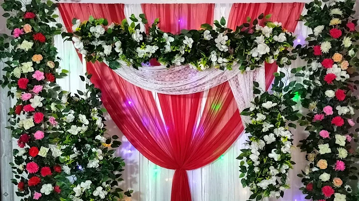 Indian Wedding Stage Decoration Ideas || How to Make Reception Stage Decoration Ideas 