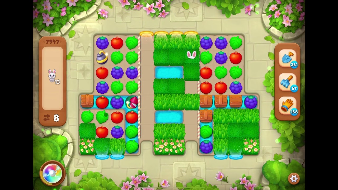 GardenScapes Level 7947 no boosters