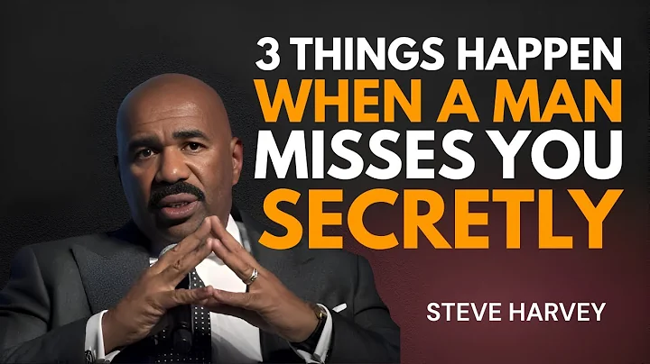 3 Hidden Signs He Misses You Deeply 😢 | Steve Harvey Reveals What Men Do When They Miss You