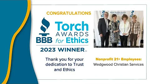 2023 Torch Awards for Ethics winner: Wedgwood Christian Services