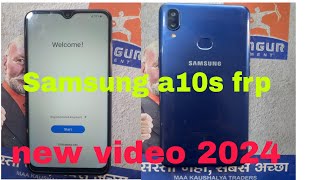 : #Samsung a10s frp bypass google account new video 2024