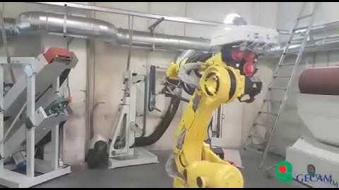 GECAM Robotic cell for finishing