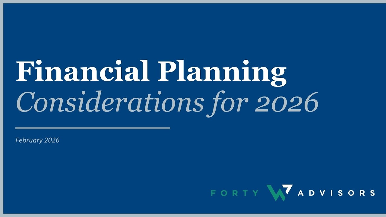 What to Know about Financial Planning in 2026