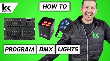 How To Program DMX Lights | Beginner DMX Lighting Tutorial