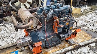 (đã nhận cọc) Cụm nguồn thủy lực động cơ Kubota D1302 - 82ly : 0903003900 Trung Long An