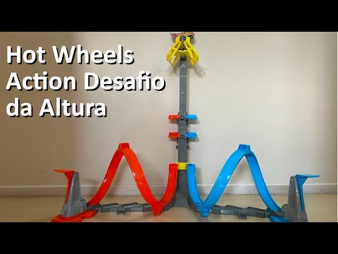 Pista de Percurso - Hot Wheels Action - Desafio da Altura - Mattel