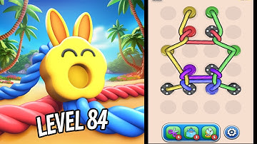🏅 TWISTED TANGLE 🤪 Level 84 🧩 Gameplay Walkthrough