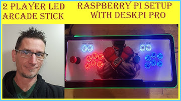 2 Player DeskPi Pro Arcade stick build, DIY Arcade Stick