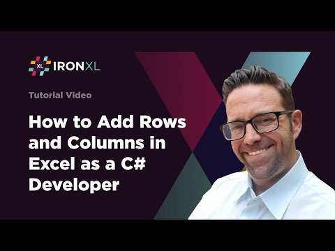 How to Add Rows and Columns in Excel as a C# Developer