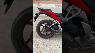 R1M AKRAPOVIC EXHAUST IN CBR 250R | COLD START