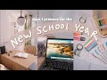 How I prepare for a new school year (productivity apps, desk setup, productive habits)