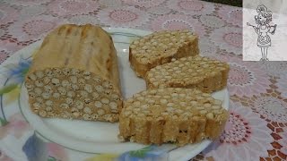 Рулет без выпечки из сладкой ванильной соломки Рулет без выпечки из сладкой ванильной соломки