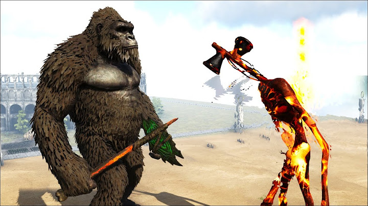 KONG VS COLOSSAL ALPHA SIREN HEAD - ARK DINOSSAUROS