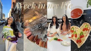 Week In My Life 🍕💅🏽hair care, nails &amp; making pizza