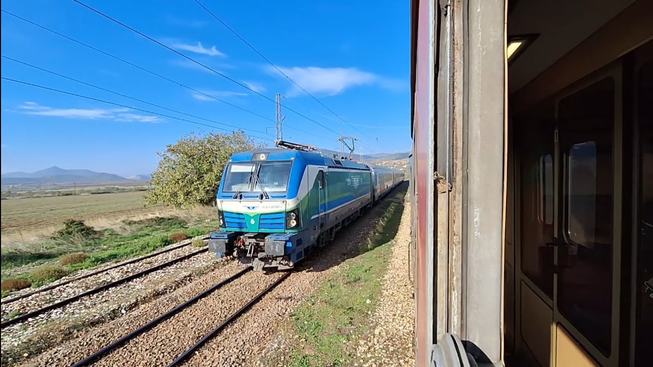 Моменти от пътуването ми с БВ 3622 от Бургас за София през красивата трета линия с променливо време