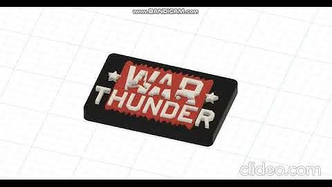 How to Make 3D Printing of War Thunder Logo in Fusion 360