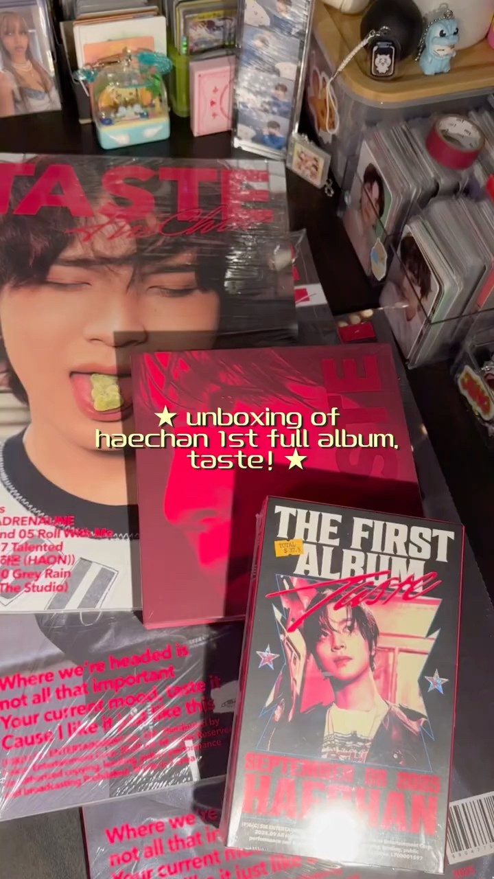 haechan taste album unboxing ⭑ all versions! - YouTube