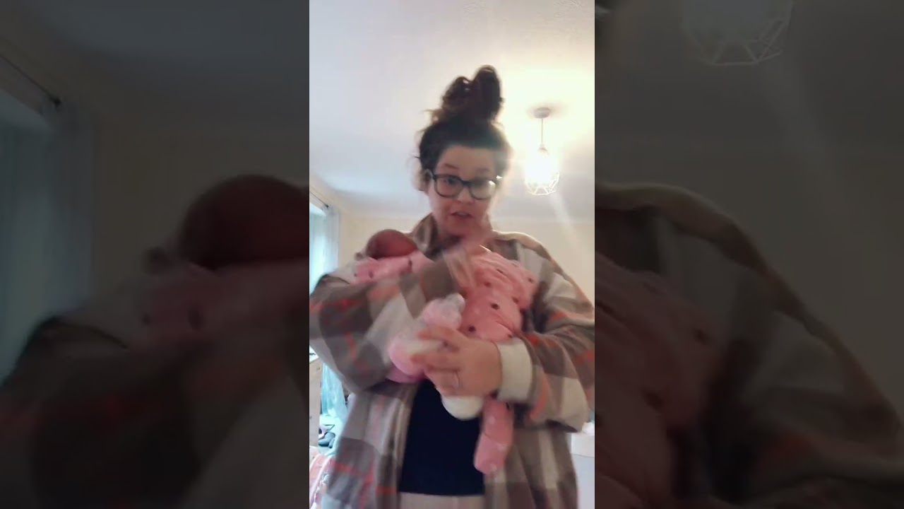 Twins hungry & dad's at work! 