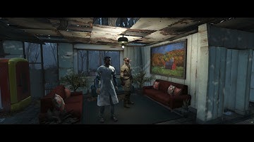 Fallout 4 MOD - Recruit Virgil as Settler - Chatter with Preston Garvey 02