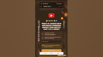 Public vs. Private Keys How Wallet Addresses Protect Your Crypto Part 3 of 5 MemeFi #airdrop #crypto