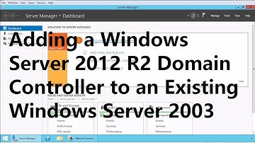 27. Adding a Windows Server 2012 R2 Domain Controller to an Existing Windows Server 2003