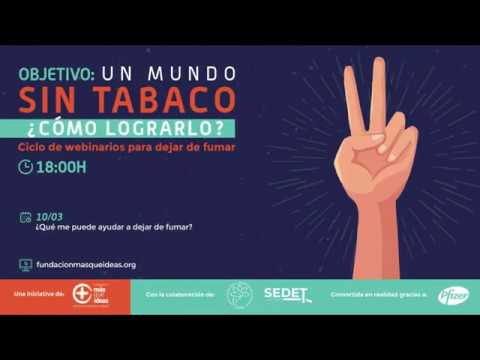 🚫🚬 TABAQUISMO. ¿Qué me puede ayudar a dejar de fumar? Webinario online para dejar de fumar, 2020.