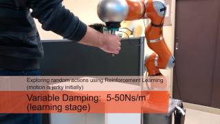 Reinforcement Learning of Variable Admittance Control for Human-Robot Co-manipulation [IROS 2015 ]