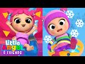 Hot vs Cold with Princess Jill! | Little Angel And Friends Kid Songs