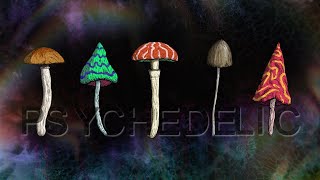 Psychedelic Visuals on Deep Relaxing Music 🍄 Mushroom Trippy Videos 4K