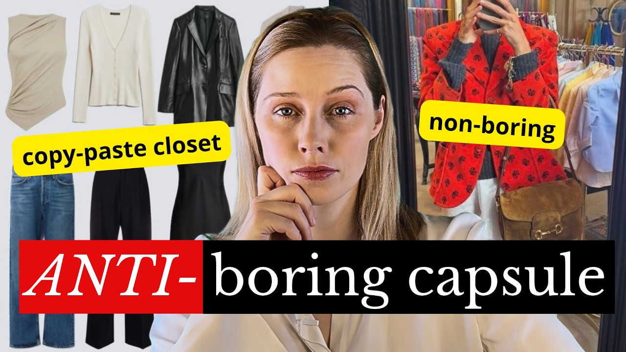 The only way to build a NON-BORING capsule wardrobe