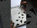 Simple Drawings Zentangle pattern #art #zentanglelegend #drawing #satisfying