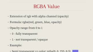 CSS Basics: Colors (Myanmar Language)