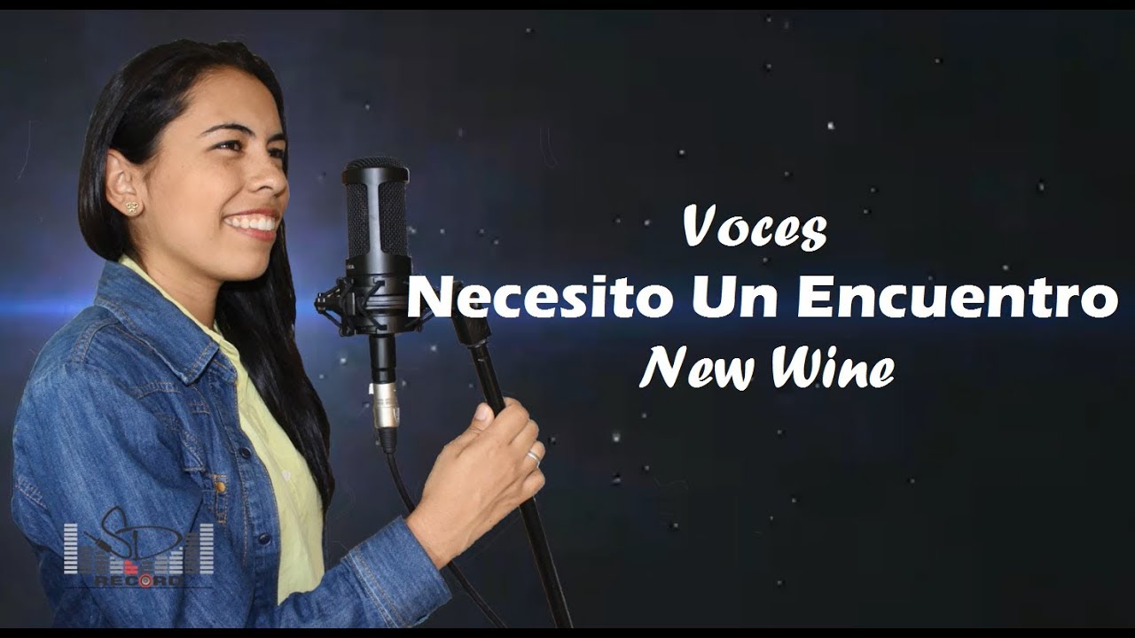 Voces Necesito Un Encuentro - New Wine