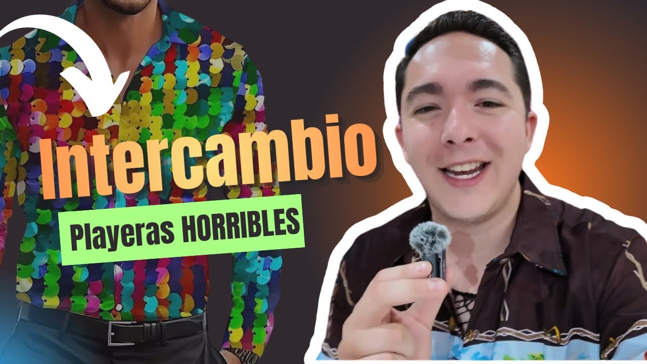 INTERCAMBIAMOS PLAYERAS SÚPER FUERA DE NUESTRO ESTILO Y ASÍ TERMINAMOS…