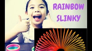 90's Toy Slinky Rainbow Spring - Kiddie Things