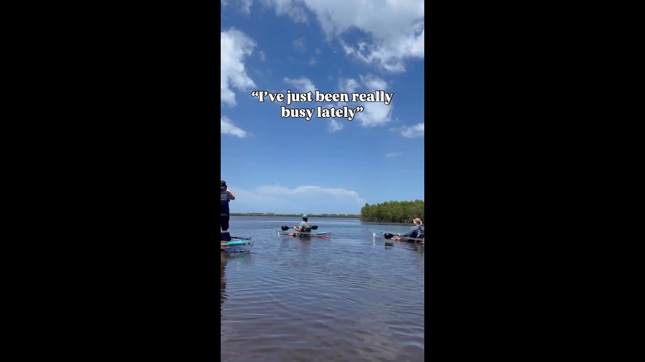 Clear kayaking in New Smyrna Beach, FL is BACK!
