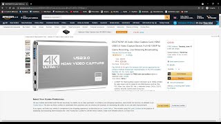 DIGITNOW! 4K Audio Video Capture Card unboxing and testing (£29.99)
