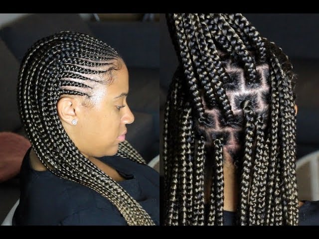 Half up half down Knotless Box Braids 👑👑👑 . . . Braid hair provided by  @luxidarahair . . #knotlessbraids #knotlessboxbraids #box