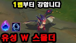 신챔 스몰더는 잘못 쓰이고 있다, 소수만 꿀빨고 있는 날먹 도란링 유성 W3렙 빌드