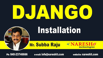 How to Install Python Django | Django Tutorial | by Mr. Subba Raju